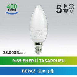 5W NEXT LED SOFT BUJİ AMPÜL - 