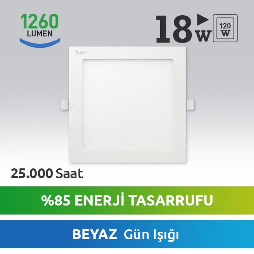 NEXT LED 18W KARE PANEL - 