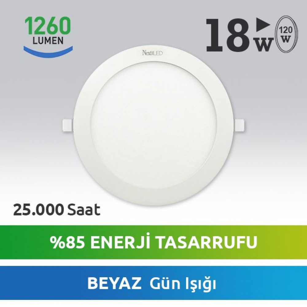 NEXT LED 18W SLİM PANEL - 