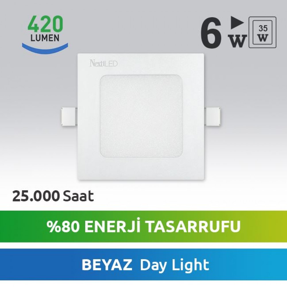 NEXT LED 6W KARE PANEL - 