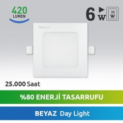 NEXT LED 6W KARE PANEL - 